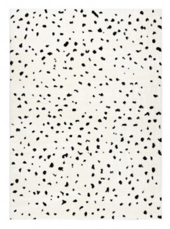 Dywany Łuszczów, Kusový koberec Mode 8508 cream/black, 200x290, biela, chodba / predsieň