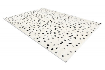 Dywany Łuszczów, Kusový koberec Mode 8508 cream/black, 80x150, biela, chodba / predsieň