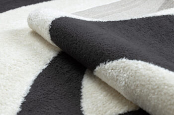 Dywany Łuszczów, Kusový koberec Mode 8531 abstract cream/black, 200x290, biela, detská izba