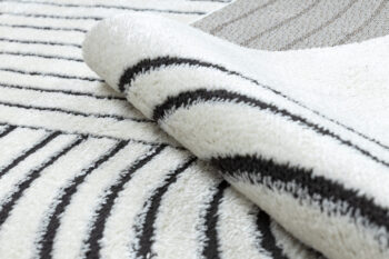 Dywany Łuszczów, Kusový koberec Mode 8587 geometric cream/black, 80x150, béžová, chodba / predsieň