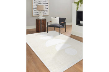 Dywany Łuszczów, Kusový koberec Mode 8598 geometric cream, 80x150, biela, detská izba