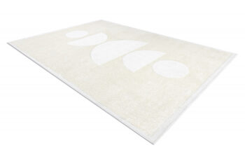 Dywany Łuszczów, Kusový koberec Mode 8598 geometric cream, 80x150, biela, detská izba