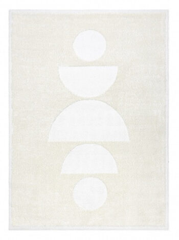 Dywany Łuszczów, Kusový koberec Mode 8598 geometric cream, 80x150, biela, detská izba