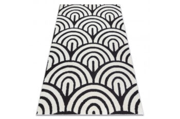 Dywany Łuszczów, Kusový koberec Mode 8629 cream/black, 200x290, biela, detská izba
