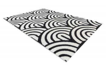 Dywany Łuszczów, Kusový koberec Mode 8629 cream/black, 200x290, biela, detská izba