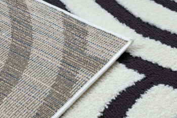 Dywany Łuszczów, Kusový koberec Mode 8629 cream/black, 80x150, biela, detská izba