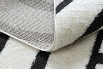 Dywany Łuszczów, Kusový koberec Mode 8631 geometric cream/black, 180x270, čiernobiela, detská izba
