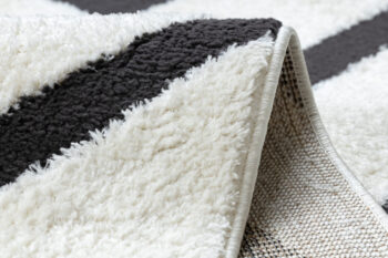 Dywany Łuszczów, Kusový koberec Mode 8631 geometric cream/black, 180x270, čiernobiela, detská izba