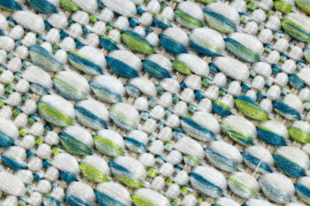 Dywany Łuszczów, Kusový koberec Sion Sisal Aztec 22184 green/blue/ecru – na von aj na doma, 200x290, zelená, chodba / predsieň