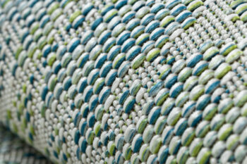 Dywany Łuszczów, Kusový koberec Sion Sisal Aztec 22184 green/blue/ecru – na von aj na doma, 200x290, zelená, chodba / predsieň
