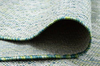 Dywany Łuszczów, Kusový koberec Sion Sisal Aztec 22184 green/blue/ecru – na von aj na doma, 200x290, zelená, chodba / predsieň