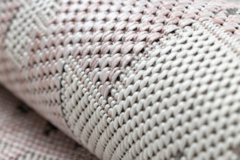Dywany Łuszczów, Kusový koberec Sion Sisal Aztec 3007 pink/ecru – na von aj na doma, 180x270, ružová, chodba / predsieň