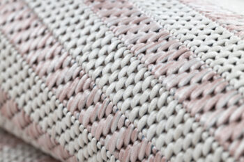 Dywany Łuszczów, Kusový koberec Sion Sisal Labirinth 22376 pink/ecru – na von aj na doma, 200x290, ružová, chodba / predsieň