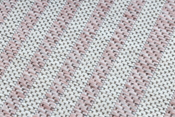 Dywany Łuszczów, Kusový koberec Sion Sisal Labirinth 22376 pink/ecru – na von aj na doma, 200x290, ružová, chodba / predsieň