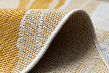 Dywany Łuszczów, Kusový koberec Sion Sisal Marble 22169 ecru/yellow – na von aj na doma, 80x150, žltá, chodba / predsieň