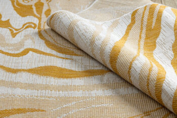 Dywany Łuszczów, Kusový koberec Sion Sisal Marble 22169 ecru/yellow – na von aj na doma, 80x150, žltá, chodba / predsieň