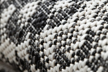 Dywany Łuszczów, Kusový koberec Sion Sisal Snake`s skin 22162 ecru/black – na von aj na doma, 200x290, šedá, chodba / predsieň
