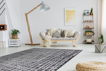 Dywany Łuszczów, Kusový koberec Sion Sisal Trellis 22144 black/ecru – na von aj na doma, 80x150, šedá, chodba / predsieň