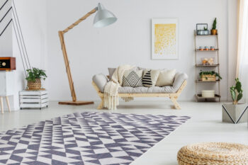 Dywany Łuszczów, Kusový koberec Sion Sisal Triangles 22373 ecru/blue-pink – na von aj na doma, 160x220, viacfarebná, chodba / predsieň