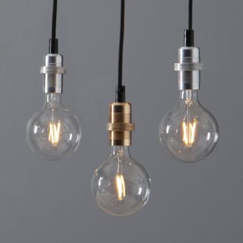 E14 objímka Fade s káblom, meď