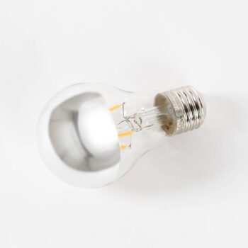 E27 3,5W LED žiarovka do zrkadla A60, 2700K strieborná