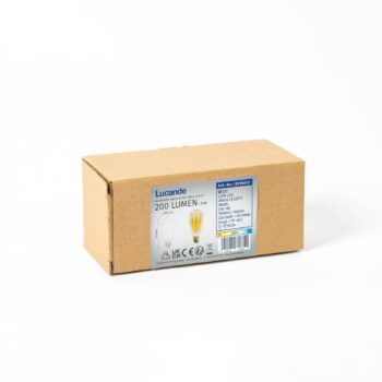 E27 4,9W LED rustikálna žiarovka, 1800K, 200 lumenov, jantárová