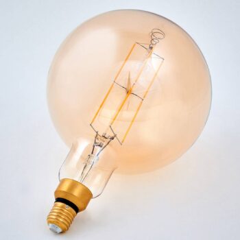 E27 LED filamentová 8W 800lm 1800K jantár globe