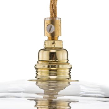 EBB & FLOW Horizon závesná lampa sklo číra Ø 21 cm