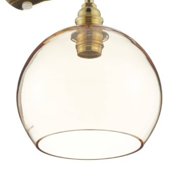 EBB & FLOW Rowan nástenné zlaté tienidlo zlaté-dym