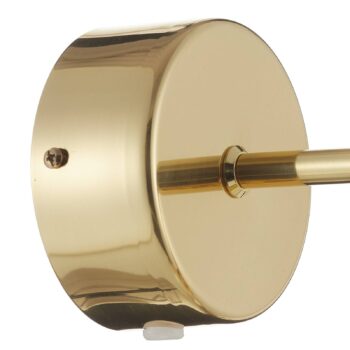 EBB & FLOW Rowan nástenné zlaté tienidlo zlaté-dym