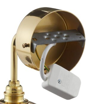 EBB & FLOW Rowan nástenné zlaté tienidlo zlaté-dym