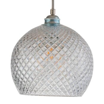 EBB & FLOW Rowan závesná lampa striebro Ø 22 cm