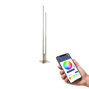 EGLO connect Fraioli-Z stojaca LED, nikel matná