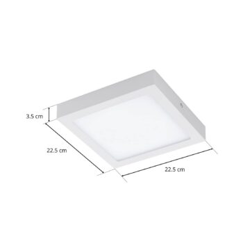 EGLO connect Fueva-C stropné svetlo 22,5cm biele