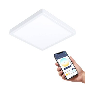 EGLO connect Fueva-Z stropné svietidlo 28x28cm biele