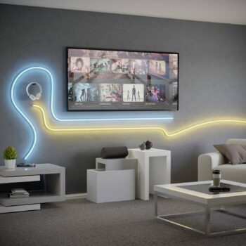 EGLO connect LED-Stripe Neon Stripe-Z, 5 M., RGB, CCT, biela