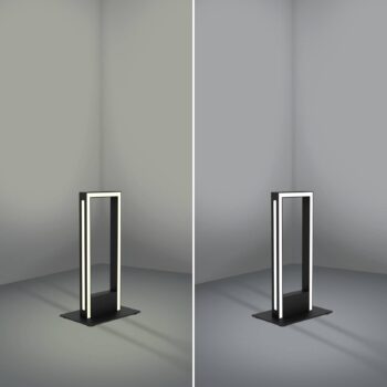 EGLO connect LED stolová lampa Savilanas-Z, čierna, CCT