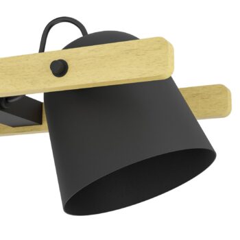 EGLO connect LED stropné svietidlo Hornwood-Z, 4 svetlá, čierne