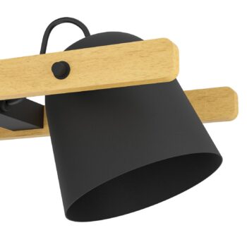 EGLO connect LED stropné svietidlo Hornwood-Z, 4 svetlá, čierne