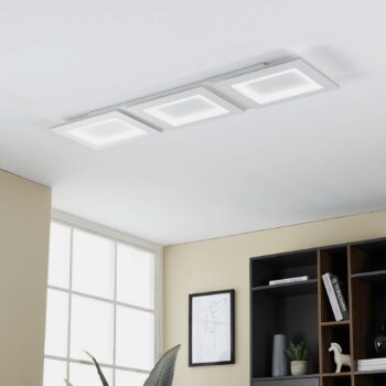 EGLO connect LED stropné svietidlo Padrogiano-Z 3-light, 120 x 30 cm