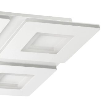EGLO connect LED stropné svietidlo Padrogiano-Z 4 svetlá, 45 x 45 cm