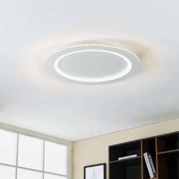 EGLO connect LED stropné svietidlo Padrogiano-Z, Ø 60 cm, biela