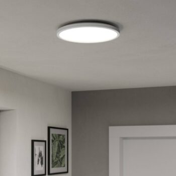 EGLO connect LED stropné svietidlo Rovito-Z, biele, Ø 30 cm