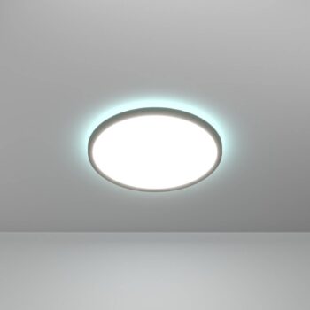 EGLO connect LED stropné svietidlo Rovito-Z, čierne, Ø 30 cm