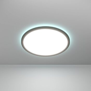 EGLO connect LED stropné svietidlo Rovito-Z, čierne, Ø 39 cm