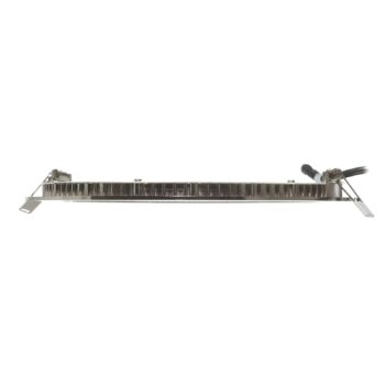 EGLO connect LED vstavané svietidlo Fueva-C, Ø 22,5 cm, nikel