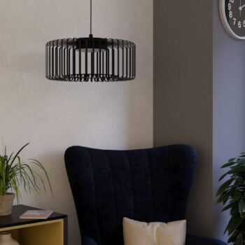 EGLO connect LED závesné svietidlo Ginestrone-Z, 1 svetlo, čierna
