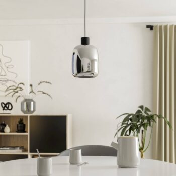 EGLO connect LED závesné svietidlo Molochio-Z, 1 svetlo, čierna