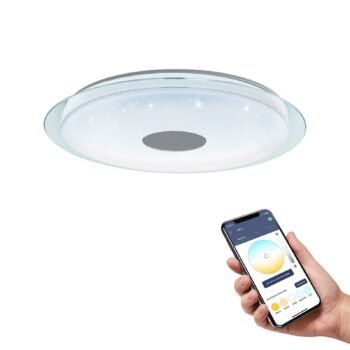 EGLO connect Lanciano-Z LED stropné svietidlo Ø 77cm