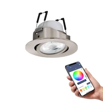 EGLO connect Saliceto-Z zapust. LED svetlo hliník